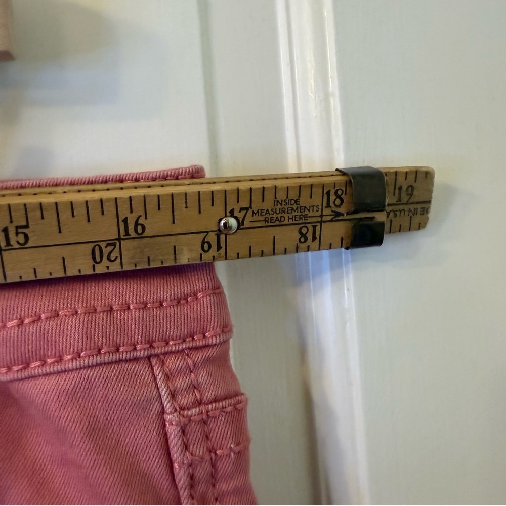 Seven7 Pink Cropped Ankle Jeans Size 14 - Picture 7 of 9